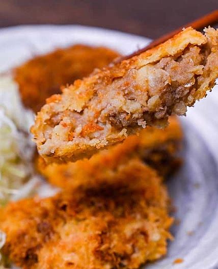 Korokke Recipe (Japanese Meat and Potato Croquette)