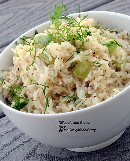 Aromatic Rice With Dill and Lima Beans