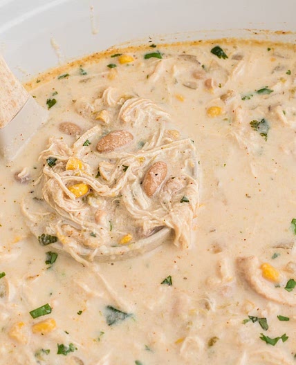 Slow Cooker White Chicken Chili