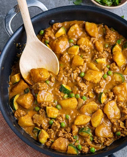 Bocconcini di tacchino al curry