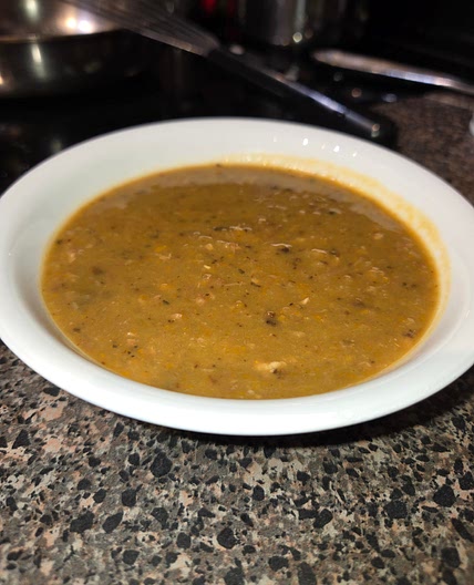 Hearty Split Pea soup with Ham