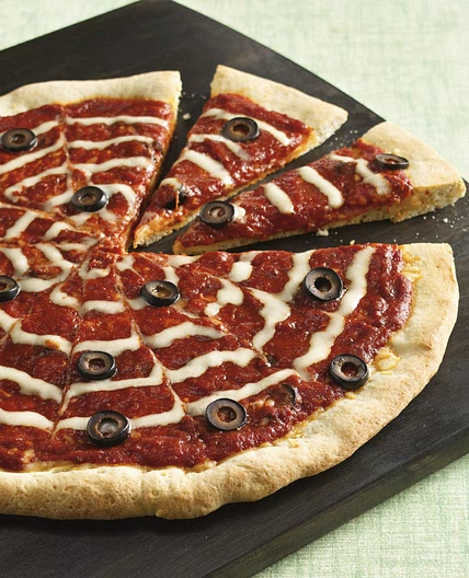 Spooky Spiderweb Pizza