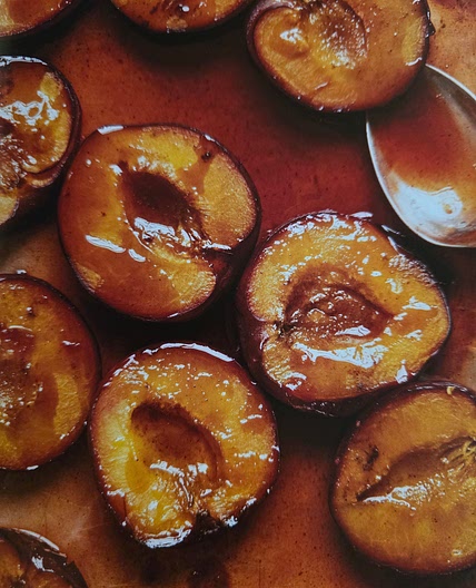 Cinnamon-Spiced Plums