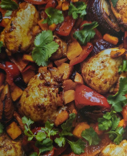 Chicken Shawarma Tray bake