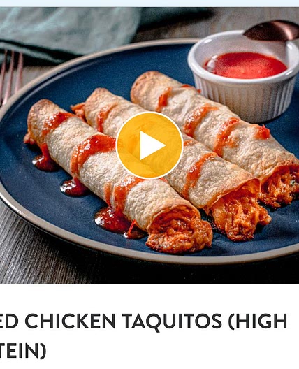 Baked Chicken Taquitos (High Protein)