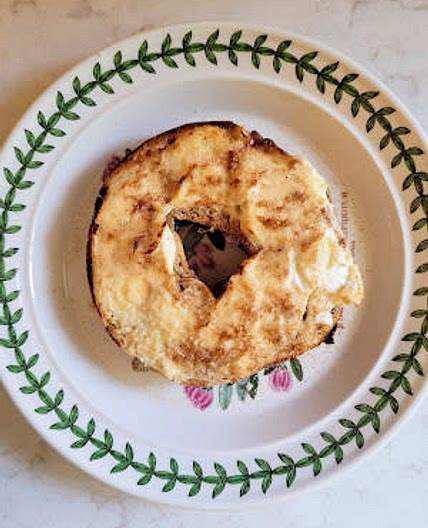 Air Fryer Cream Cheese Bagel