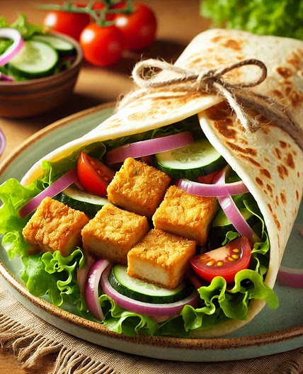 Crispy Tofu Wrap