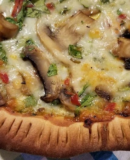 Mushroom-Spinach-Swiss Quiche