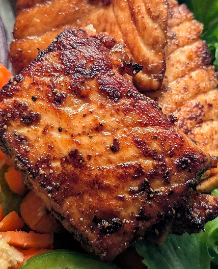 Fried Salmon Bites