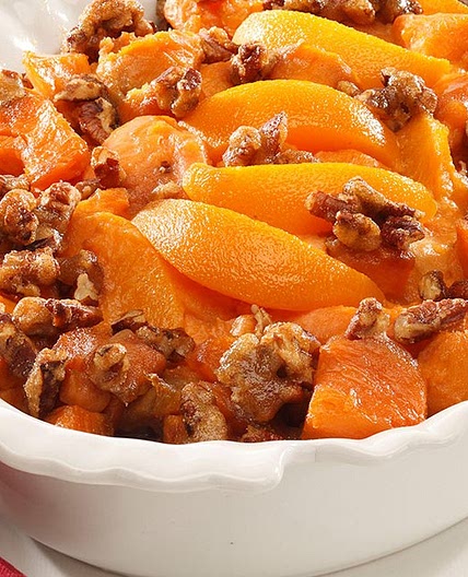 Sweet Potato Peach Bake