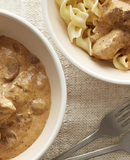Slow-Cooker Beef Stroganoff (Cooking for 2)