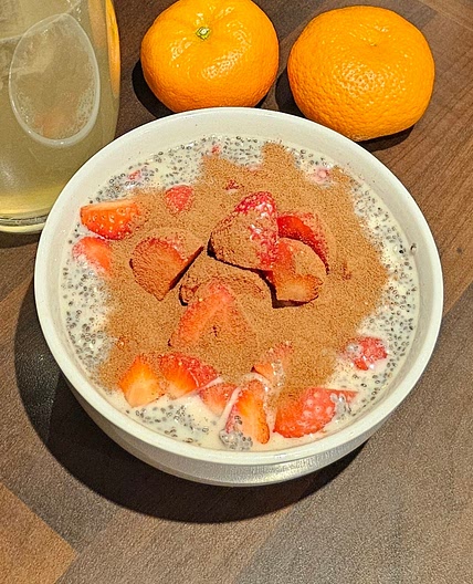 PCOS: easy breakfast rolled oats