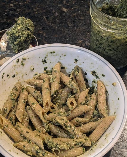 Oil Free Basil Pesto