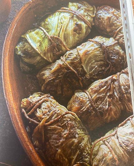 Cabbage rolls  or Krautwickel 