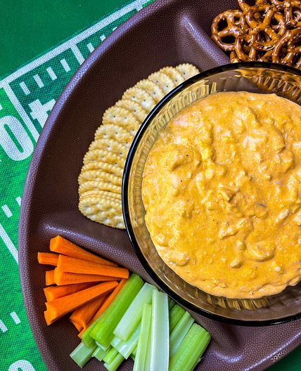Crockpot Buffalo Chicken Dip