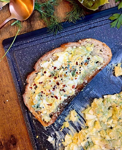 Chopped Egg & Avo Toast
