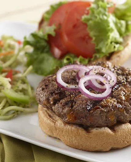 Tangy lemon-infused hamburgers