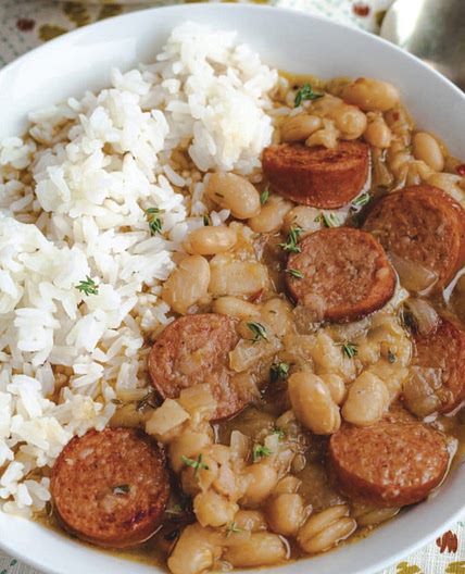 White bean and sausage