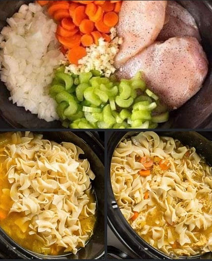 Crockpot Chicken Noodle Soup