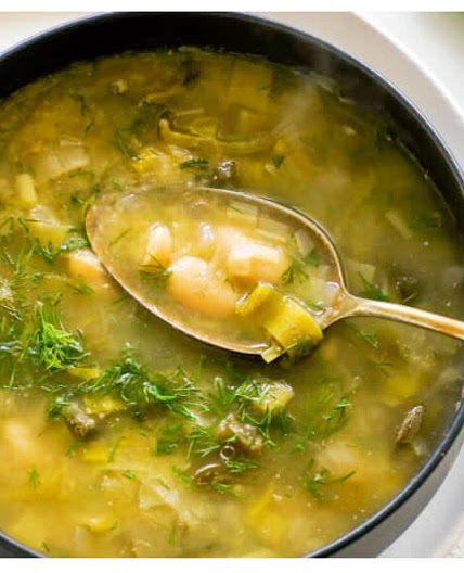Leek & White Bean Soup
