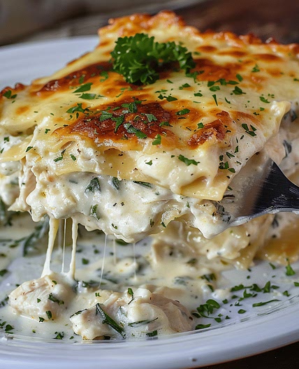 How to Make Chicken Alfredo Lasagna