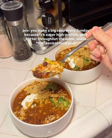 CHICKEN TORTILLA SOUP RECIPE👇🏼