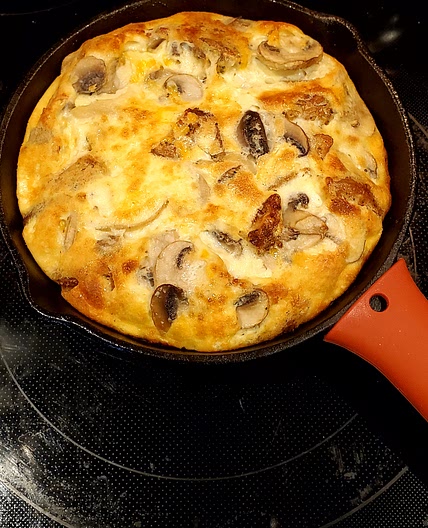 Leftover Potato & Mushroom Frittata
