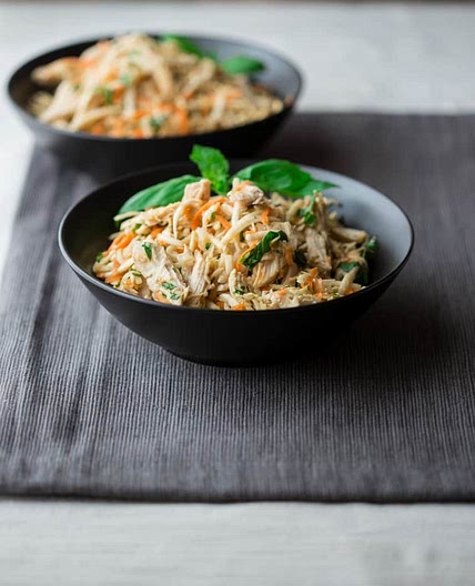 Sesame Chicken Celery Root Salad