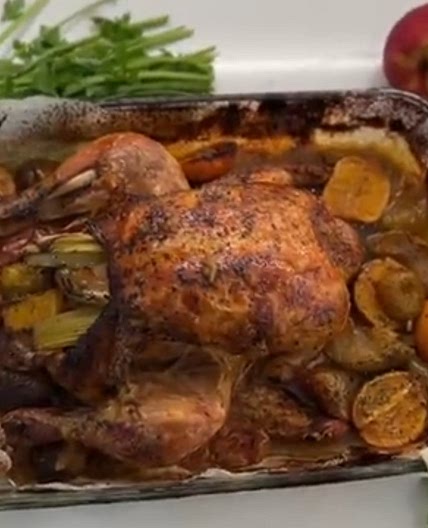Roasted Stuffed Chicken