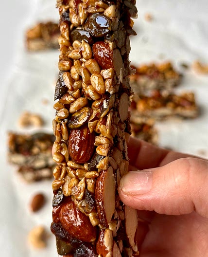 Nut and  Seed Crunch Bars 