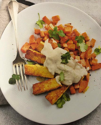 Poêlée de tempeh à la patate douce