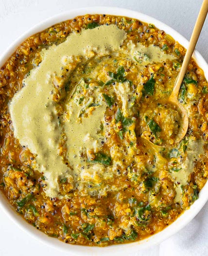 Longevity Instant Pot Quinoa Lentil Curry