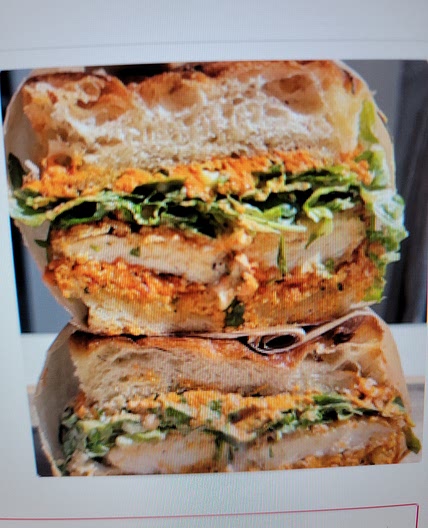 Crunchy Chicken Romesco Sandwich