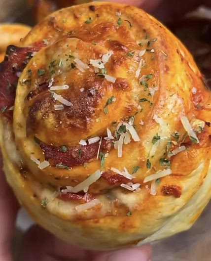 Salami Pizza Rolls