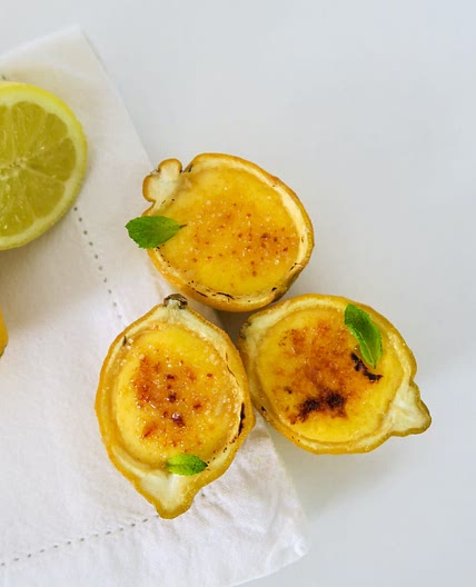 Crème brûlée au citron