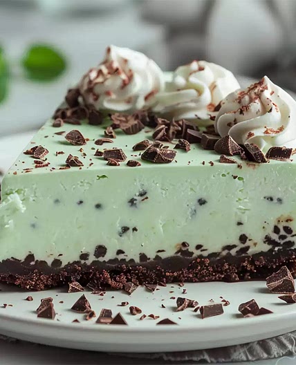 Mint Aero Cheesecake