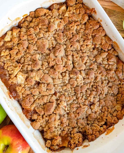 British apple crumble 