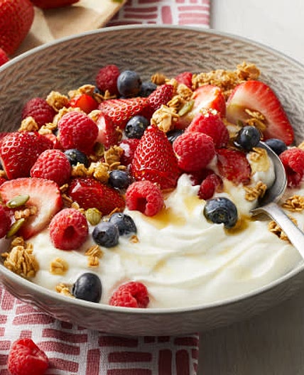 Greek Yoghurt Fruit Bowl