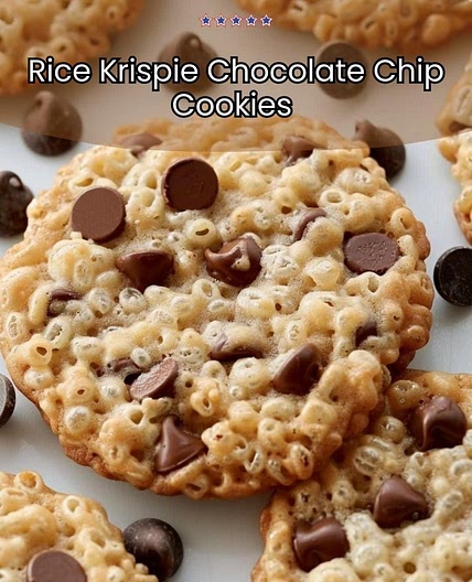 Rice Krispie Chocolate Chip Cookies