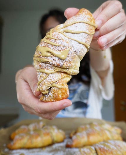 Pistachio Croissants