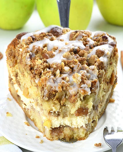Apple Coffee Cake With Cream Cheese Filling
