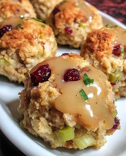 CRANBERRY/TURKEY STUFFING BALLS