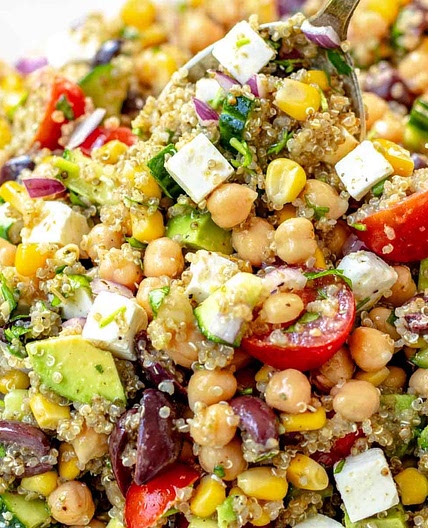 Quinoa Chickpea Salad