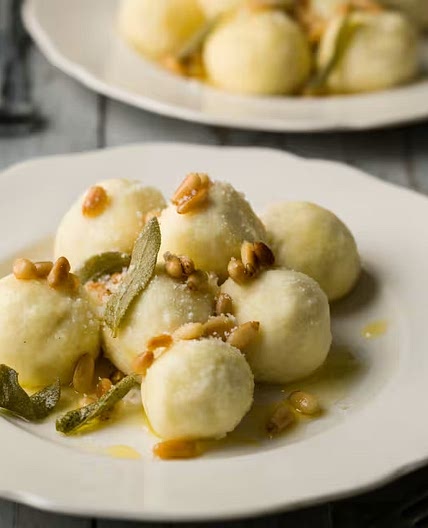 Gnudi di ricotta