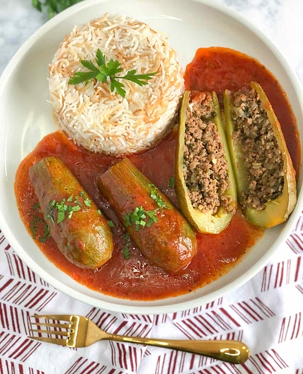Kulend Mahshi - Stuffed  Mexican Squash  