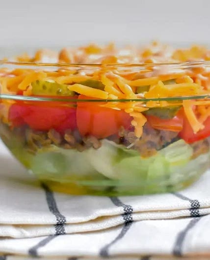 Cheeseburger Salat