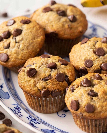 Banana Chocolate Chip Muffins