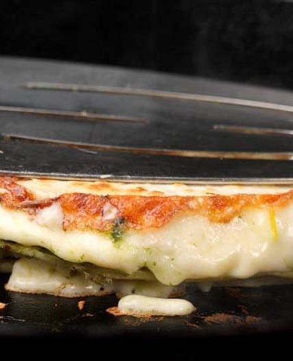 creamy chicken quesadilla (P: 45g)