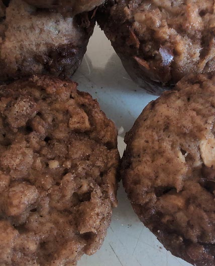 Apple Flaxseed Protein Muffins
