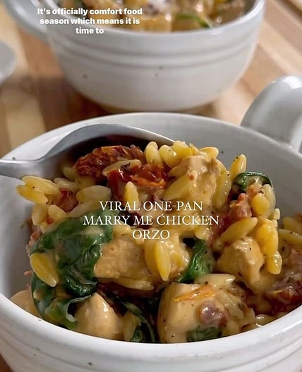  ONE-PAN MARRY ME CHICKEN ORZO is back—with over 20 million view